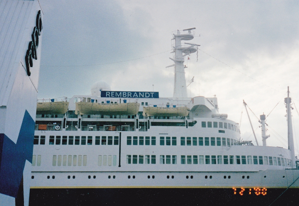 Rembrandt docked in the Port of Baltimore