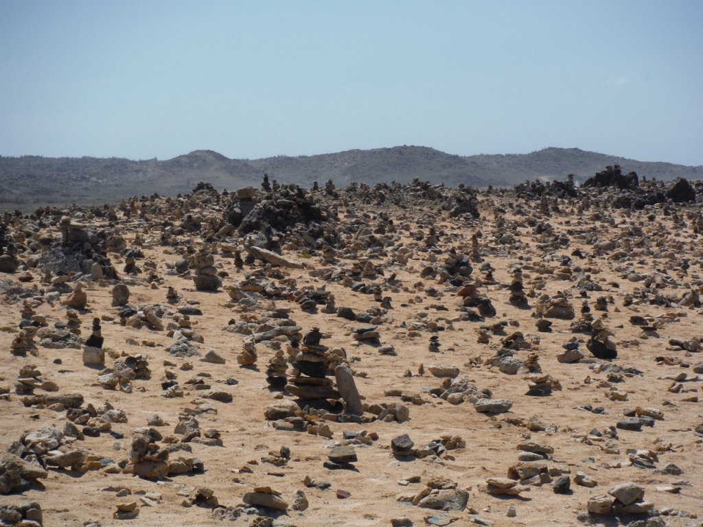 Rock piles as far as the eye can see