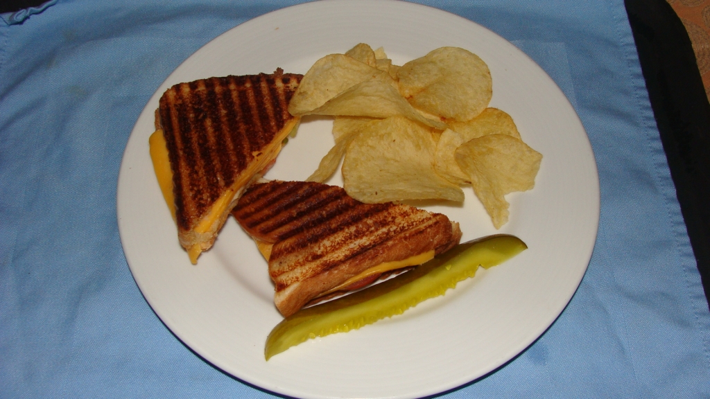 Room service grilled cheese