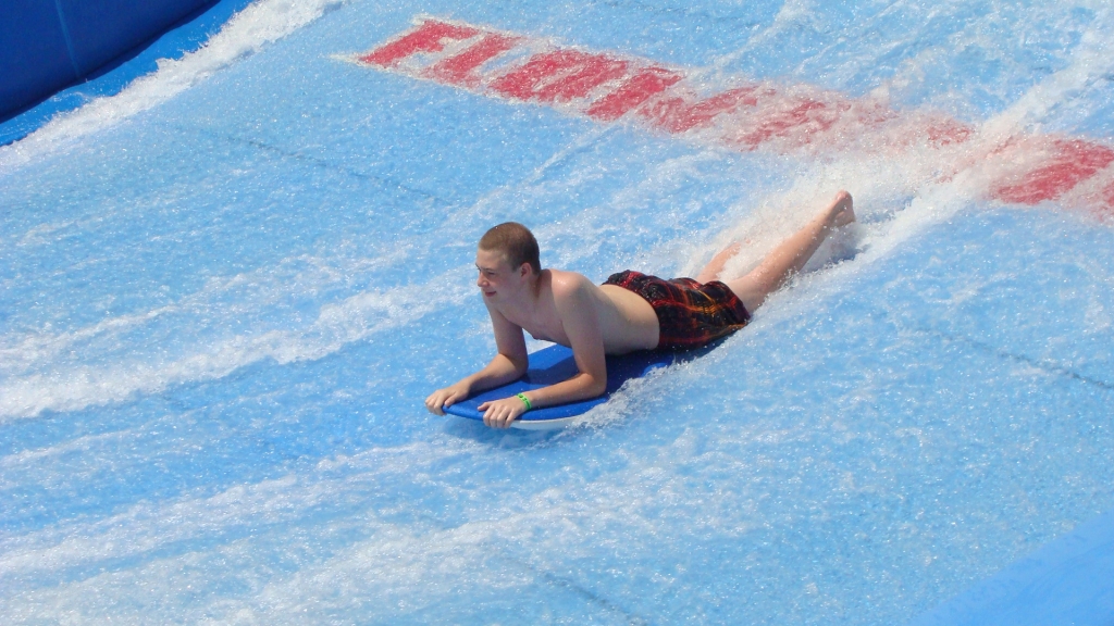 Ryan on the Flowrider