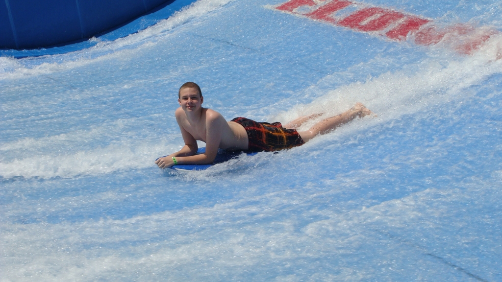 Ryan on the Flowrider