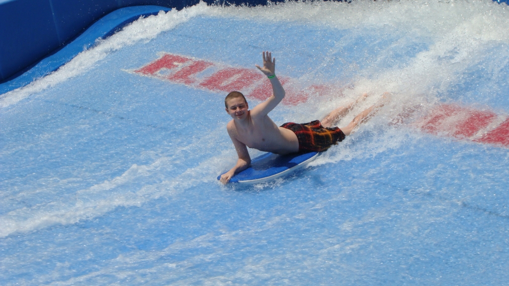 Ryan on the Flowrider