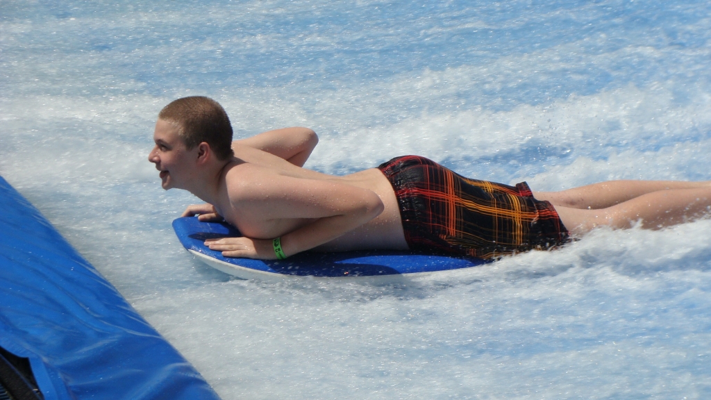 Ryan on the Flowrider