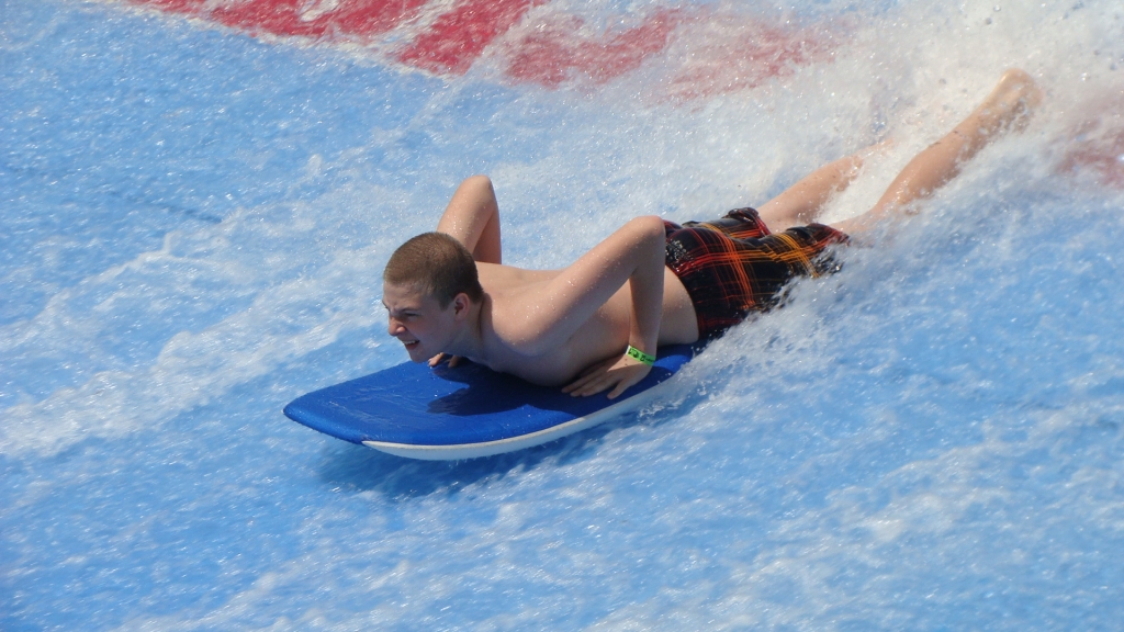 Ryan on the Flowrider