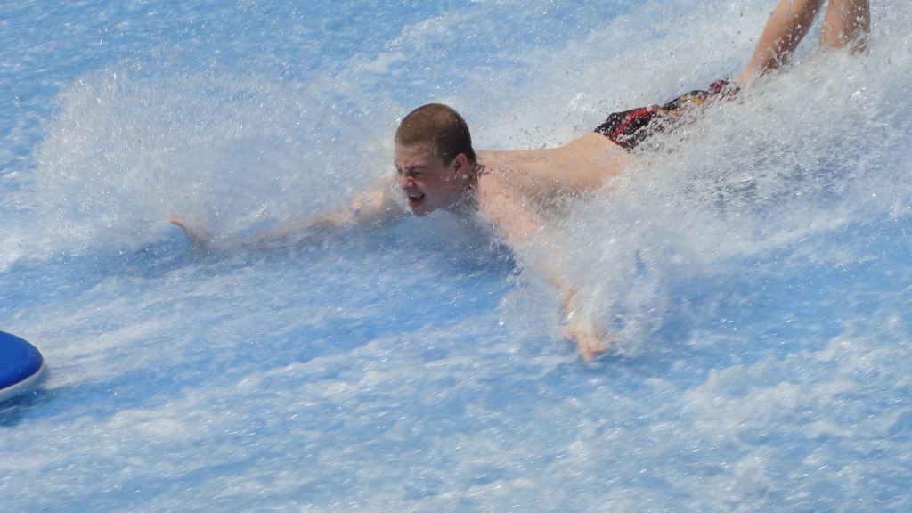 Ryan on the Flowrider