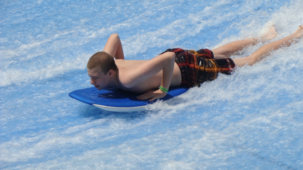 Ryan on the Flowrider