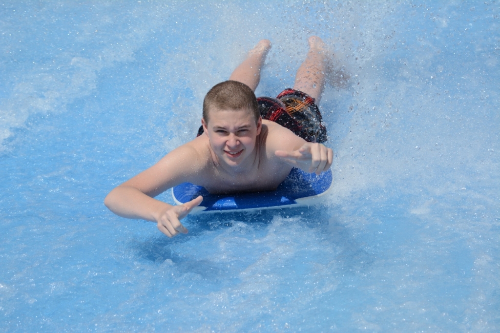 Ryan on the Flowrider