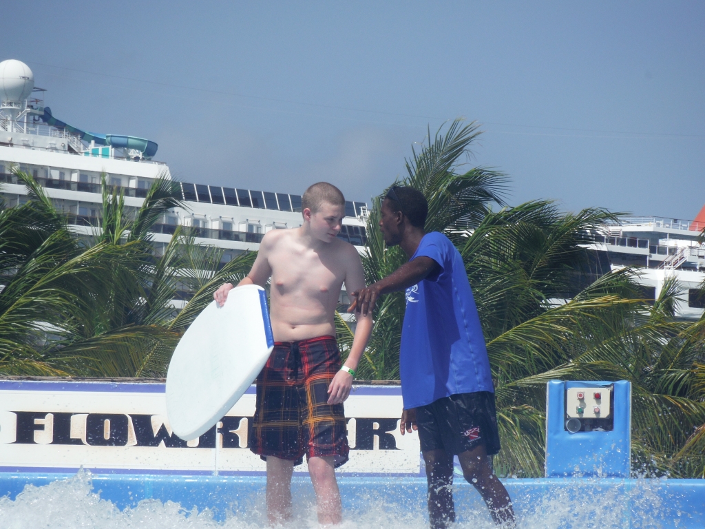 Ryan on the Flowrider