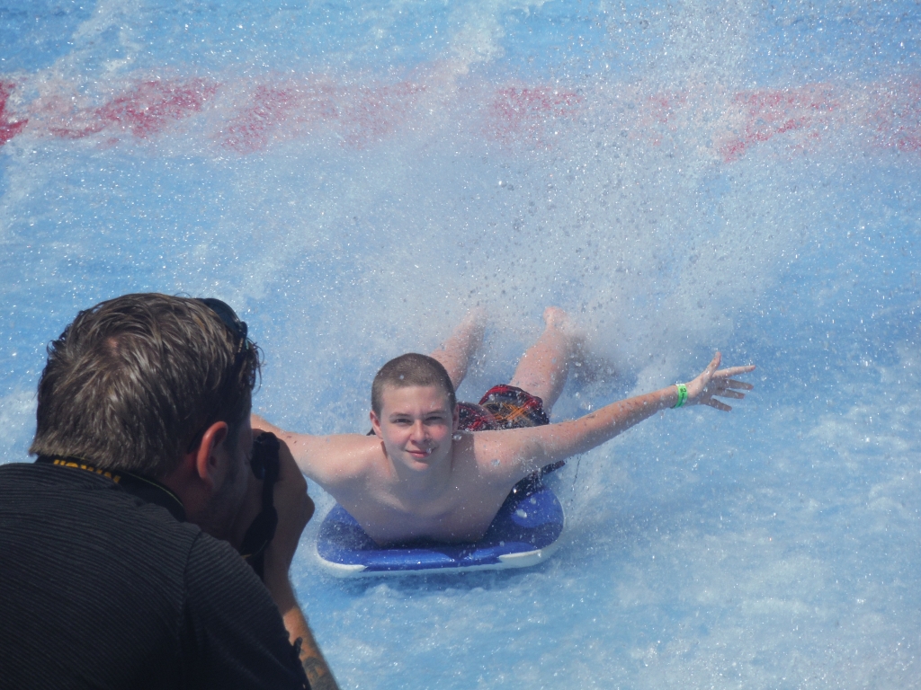 Ryan on the Flowrider