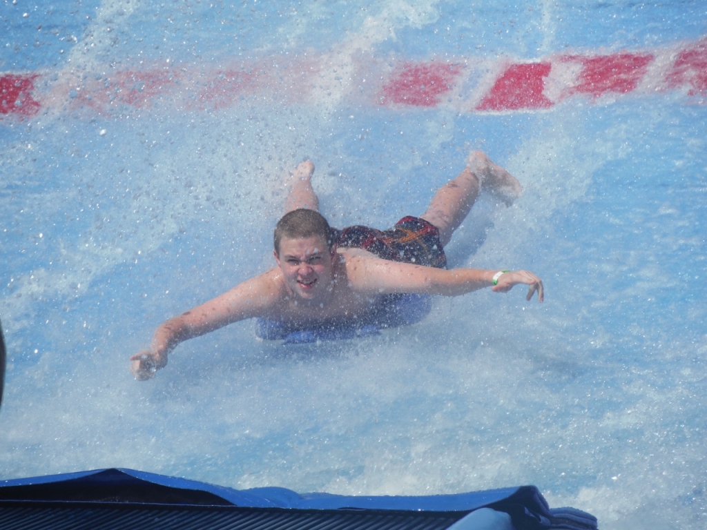 Ryan on the Flowrider