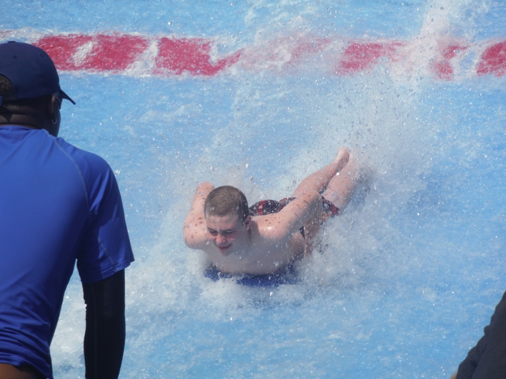 Ryan on the Flowrider