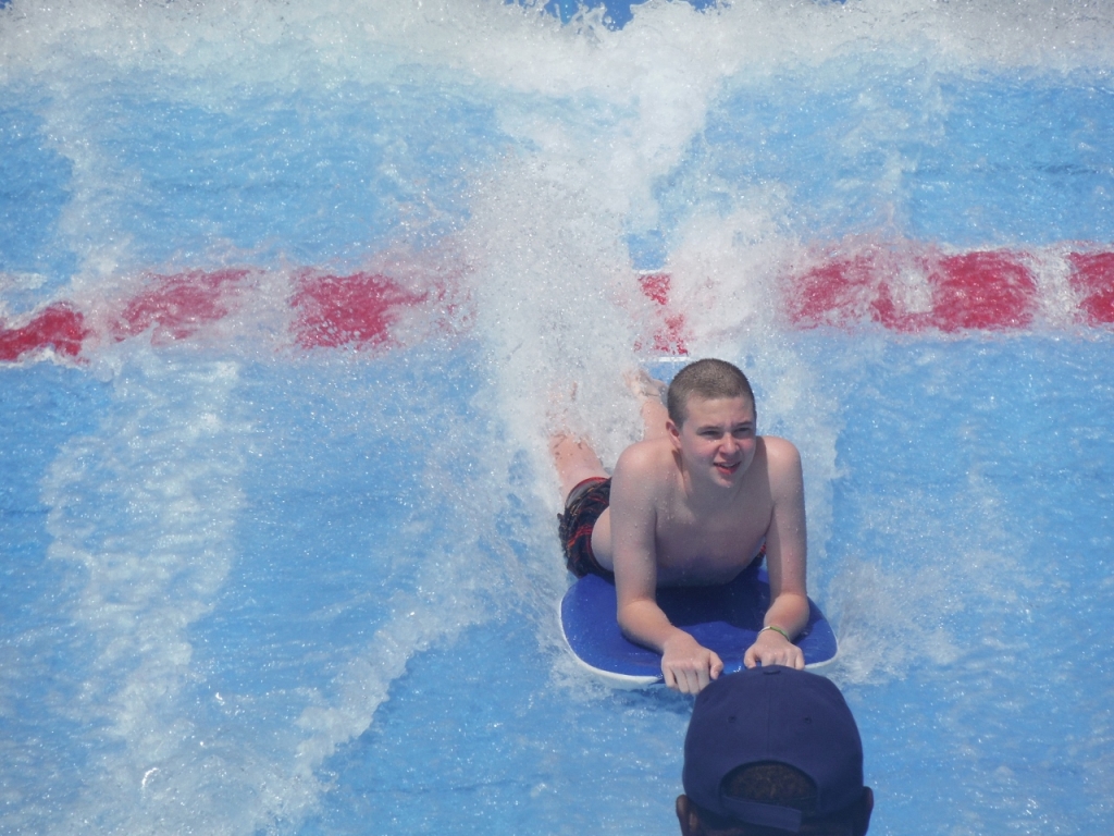 Ryan on the Flowrider