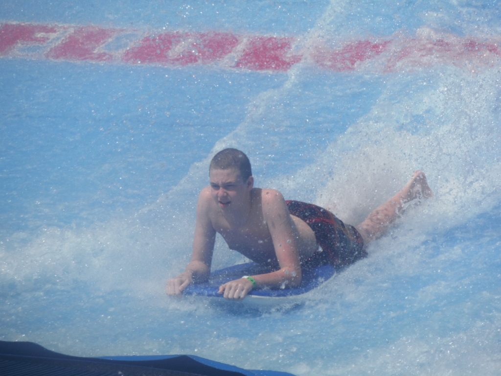 Ryan on the Flowrider