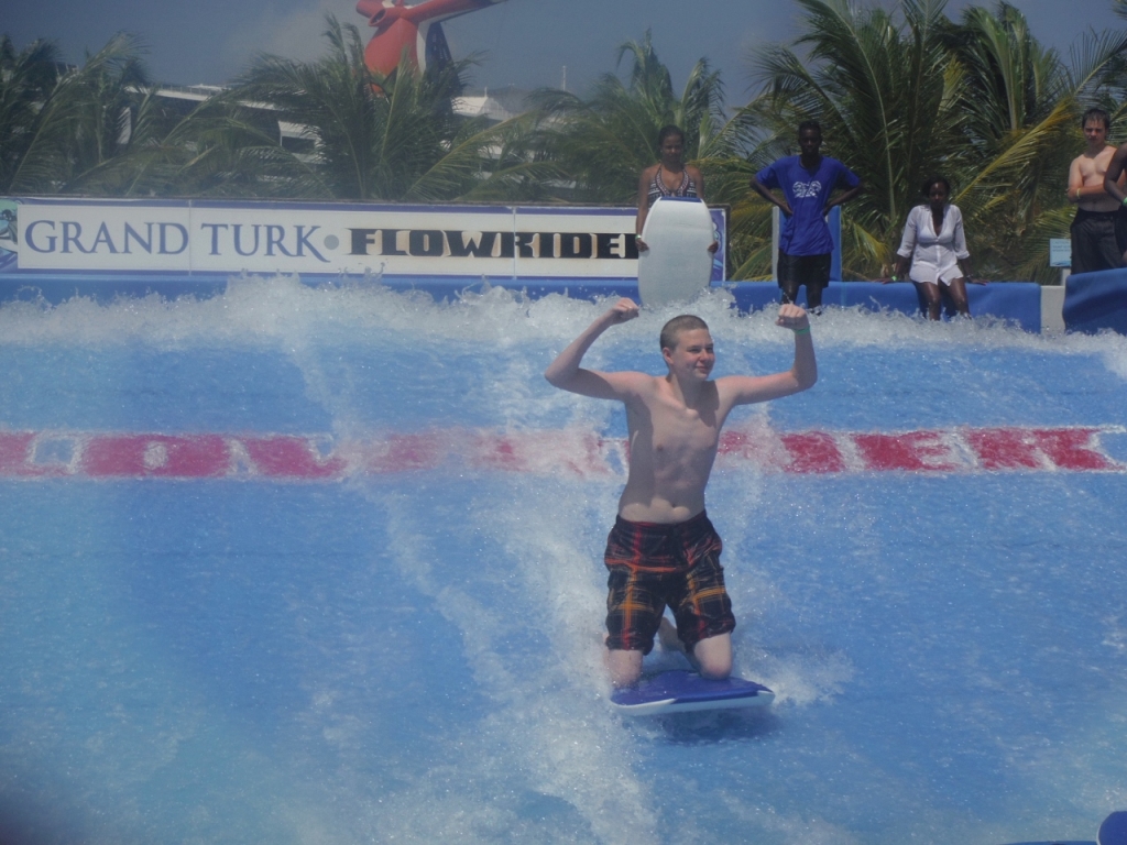 Ryan on the Flowrider