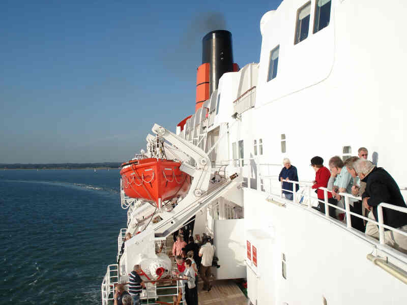 Sailing down the Solent