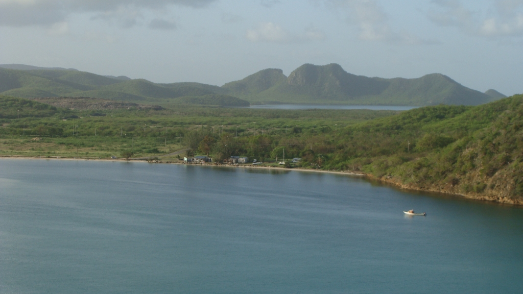 Sailing into Antigua