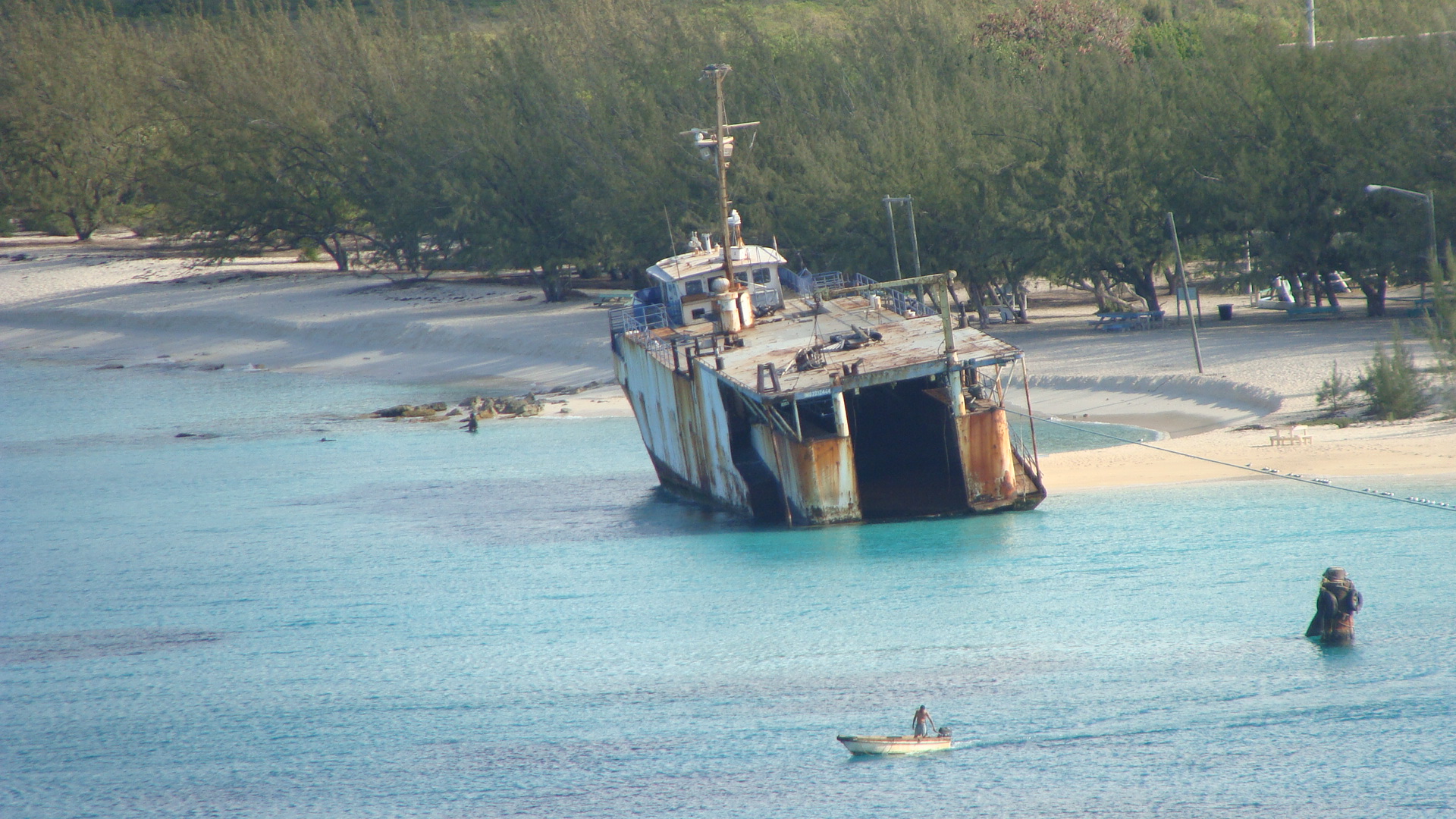 Sailing into Grand Turk