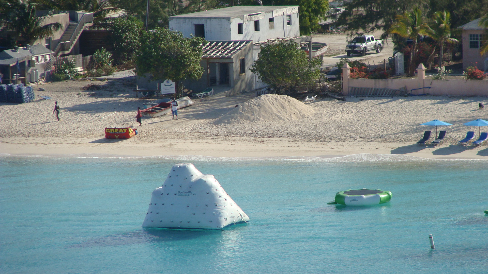 Sailing into Grand Turk