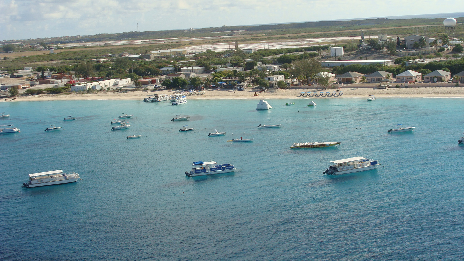 Sailing into Grand Turk