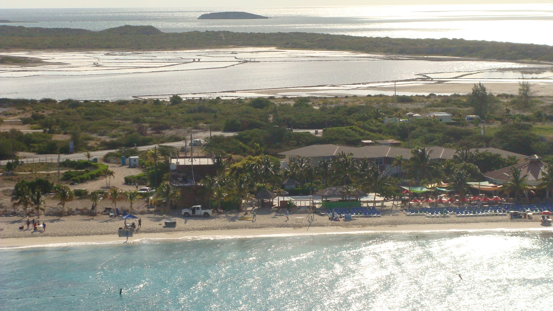 Sailing into Grand Turk