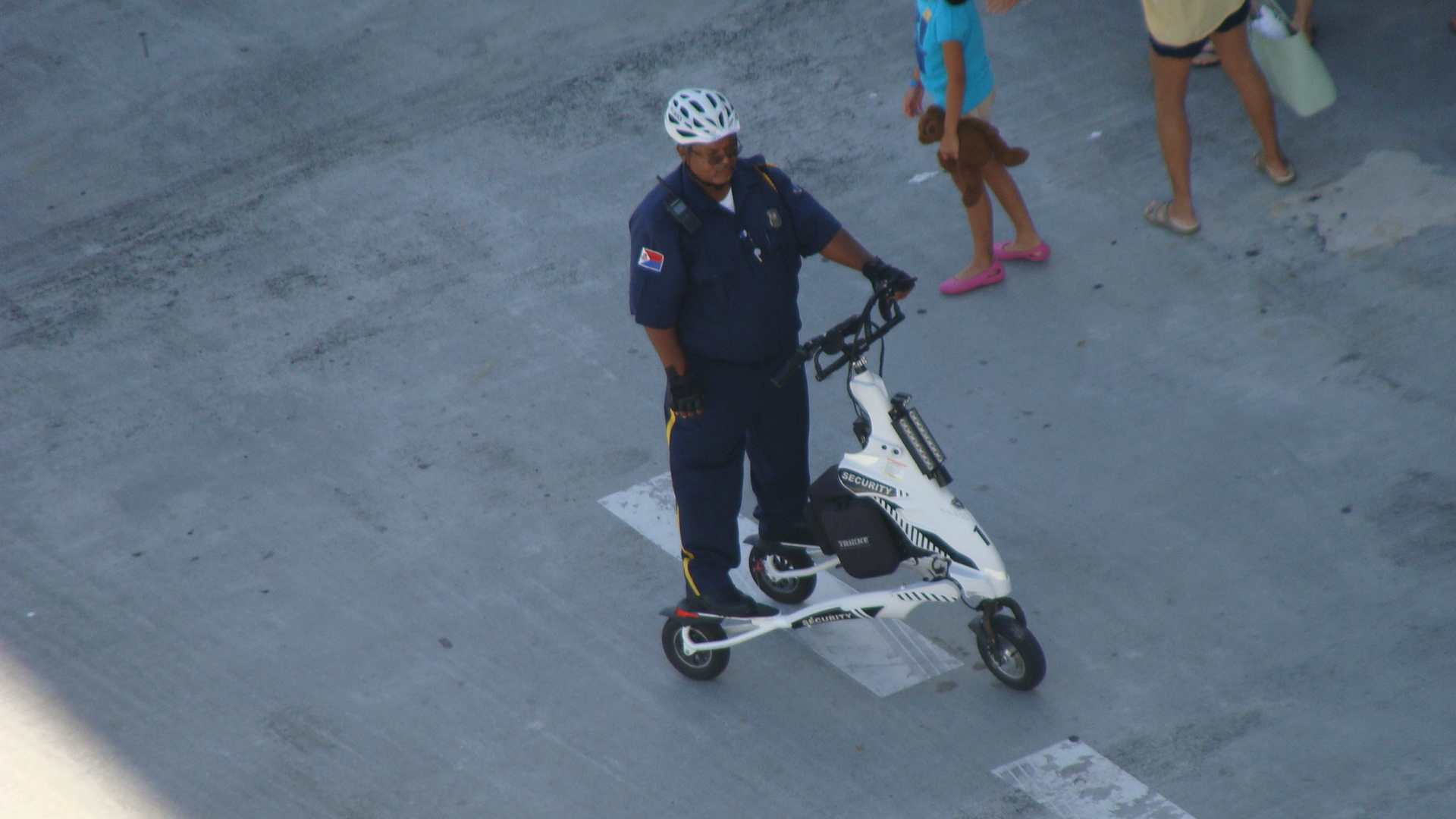 Security has an awesome ride