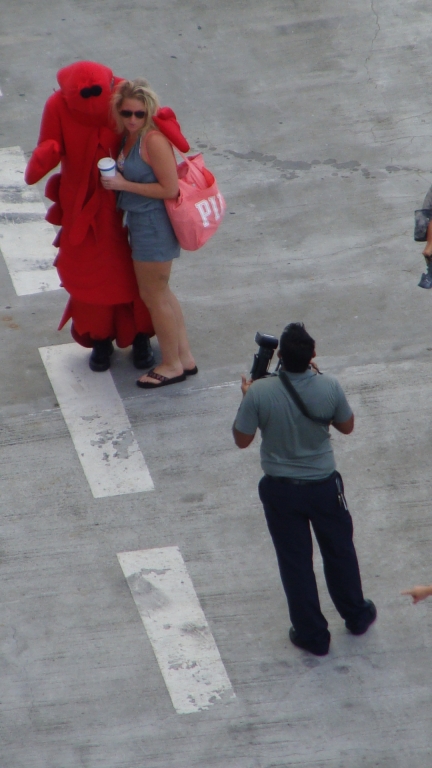 Ship's photographers working