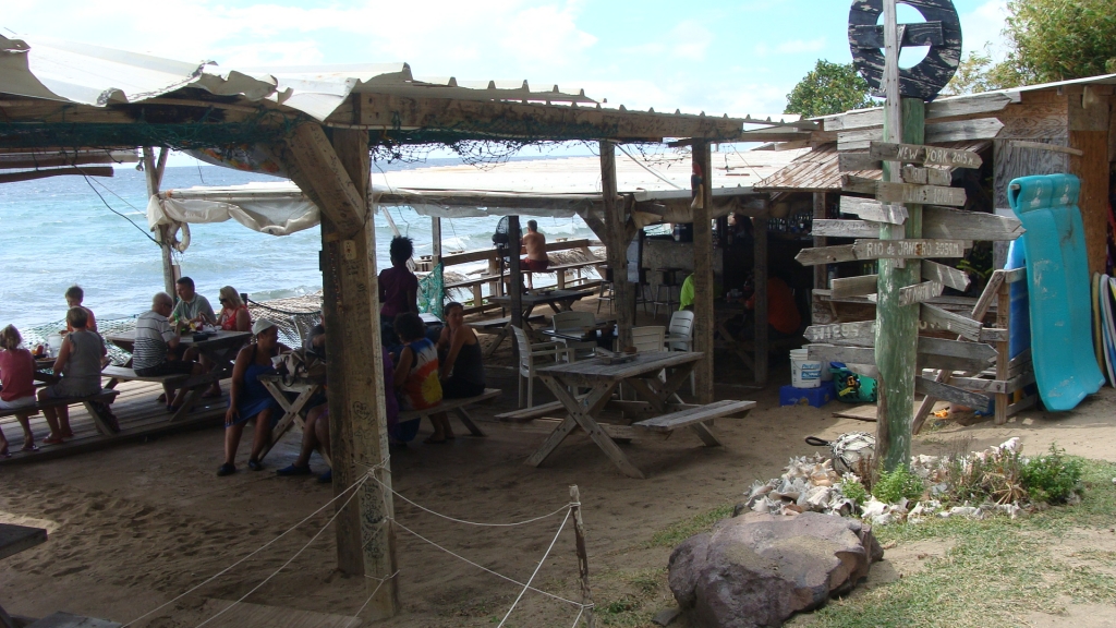 ShipWreck Bar covered seating