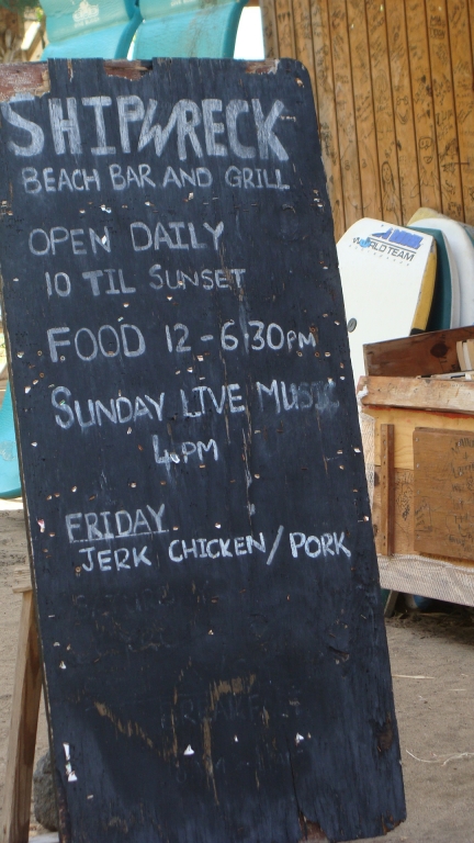 ShipWreck Sign