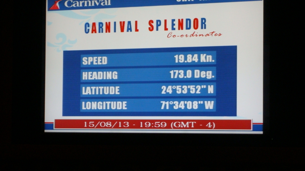 Splendor Info on the Cabin TV