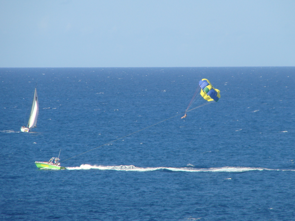 St. Thomas parasailing