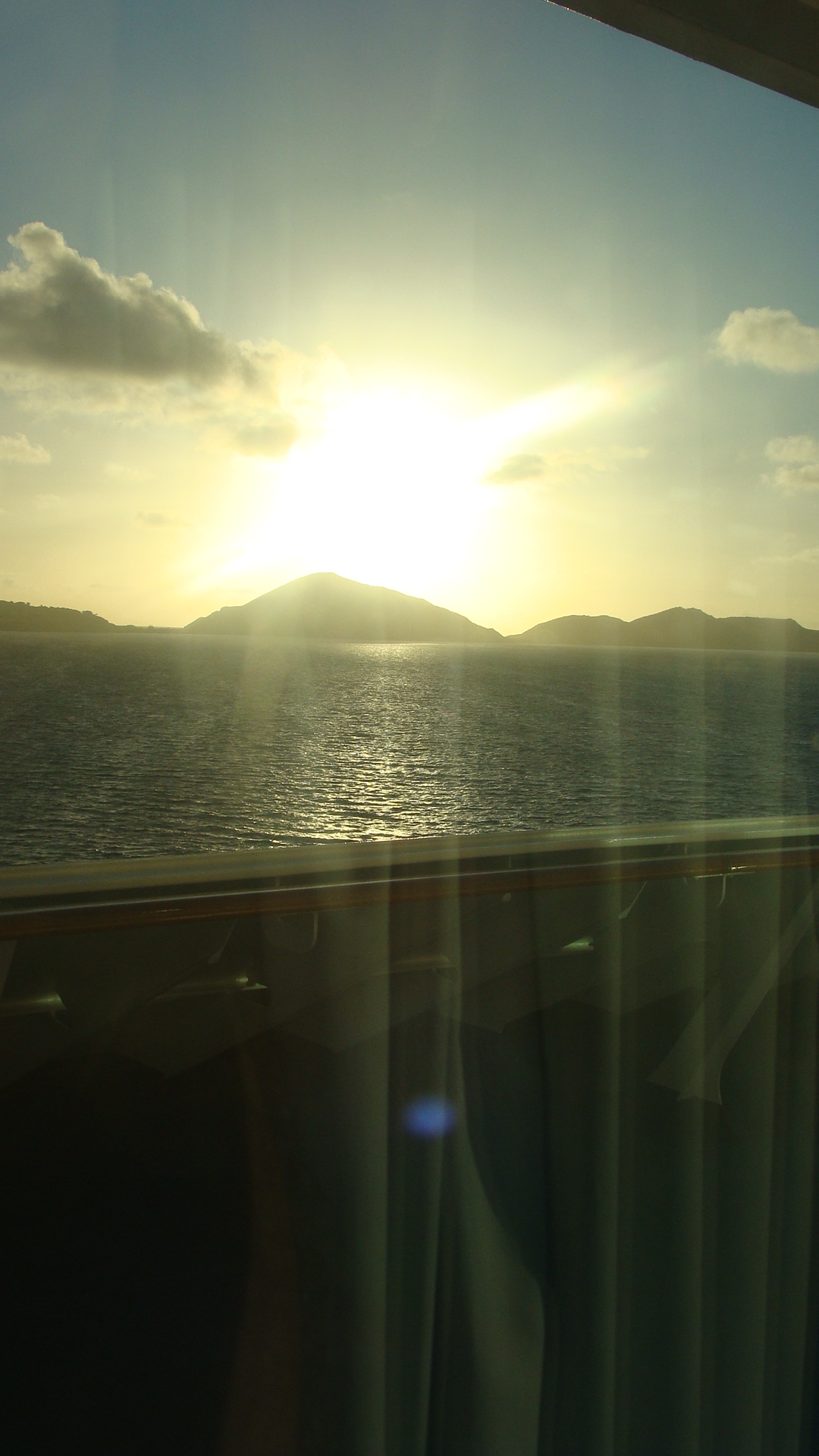 Sunrise over St. Kitts