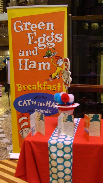 Table for Green Eggs and Ham Breakfast