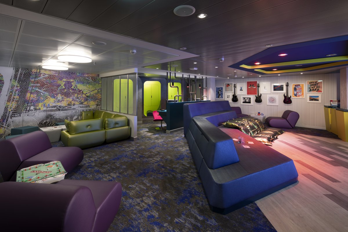 The Basement area aboard Celebrity Edge