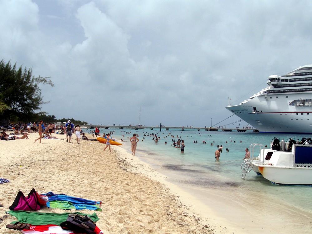 The beach on Grand Turk