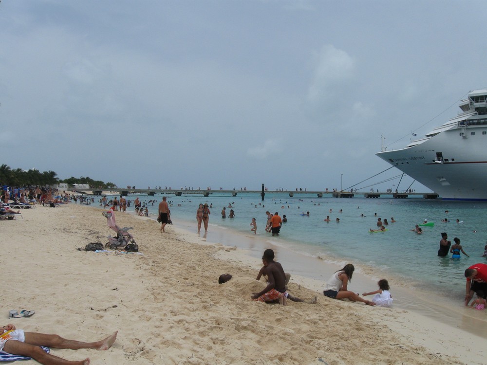 The beach on Grand Turk