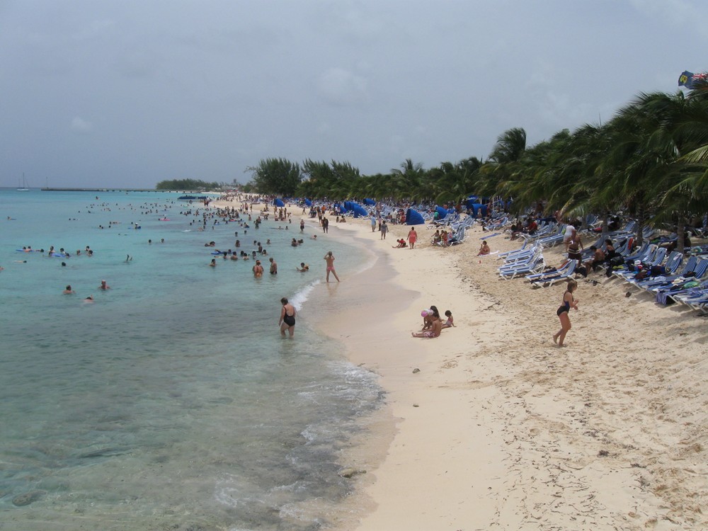 The beach on Grand Turk