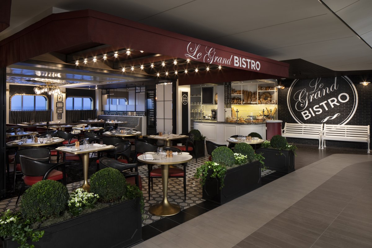 The Le Grand Bistro aboard Celebrity Edge