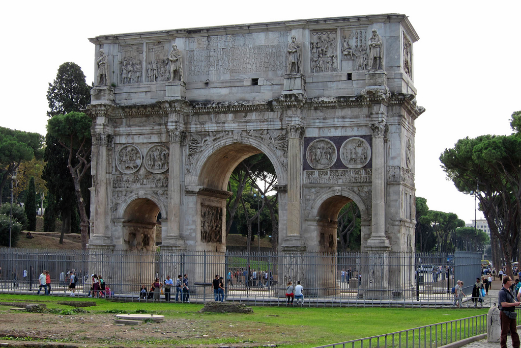 The Med cruise 2010 - Rome, Triumphal Arch de Konstantine