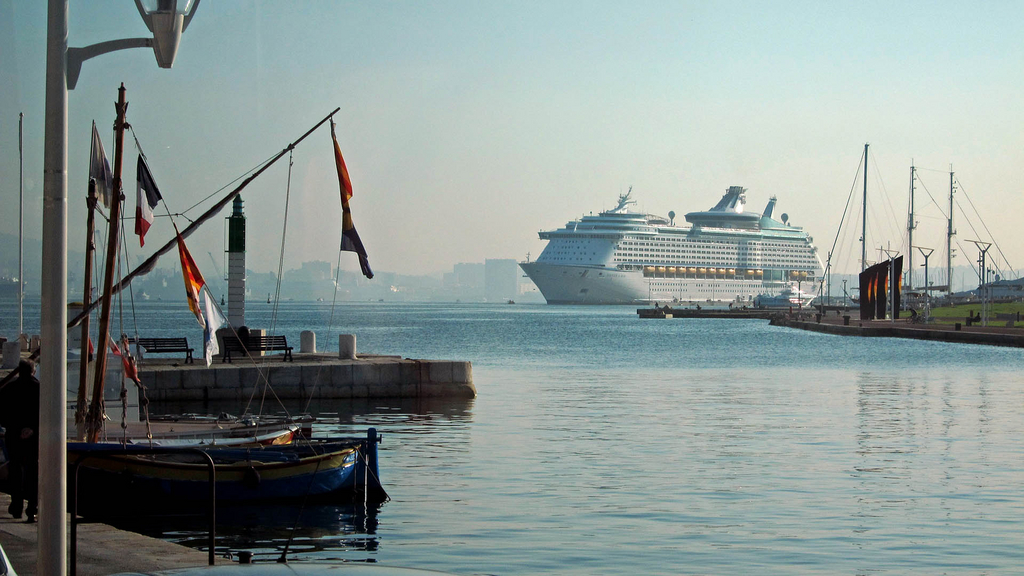 The Med cruise 2010 - Voyager OTS in the harbour