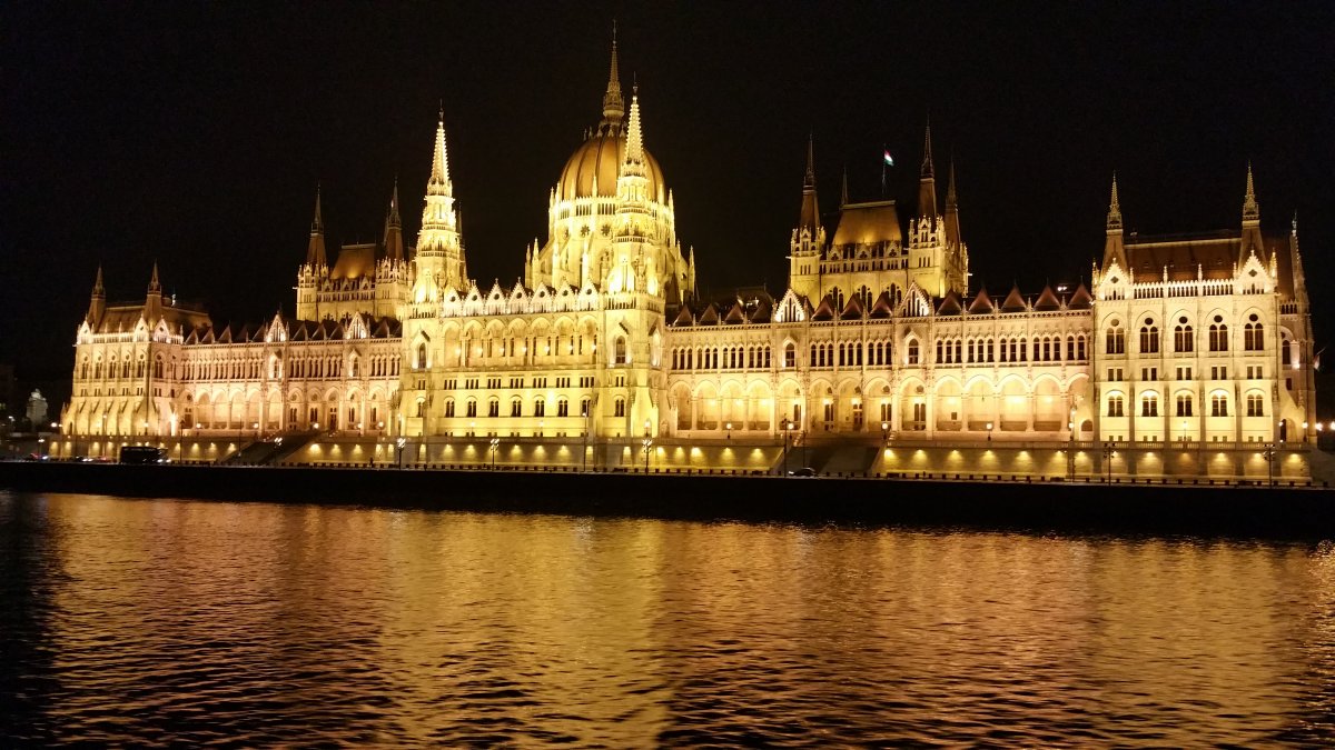 The Parliament Building in Budapest, Hungary