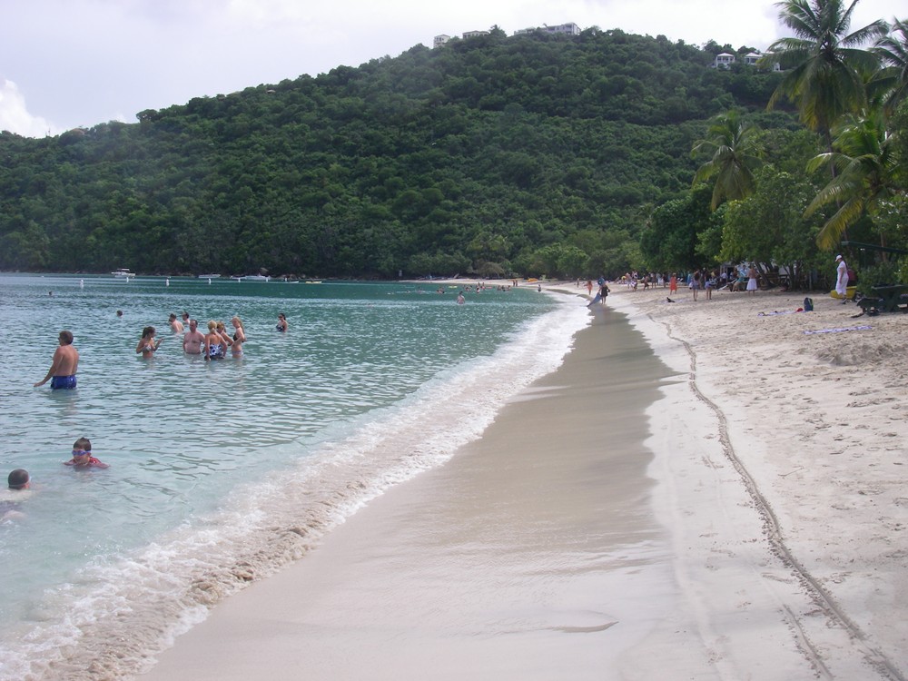 The shore along Magens Bay