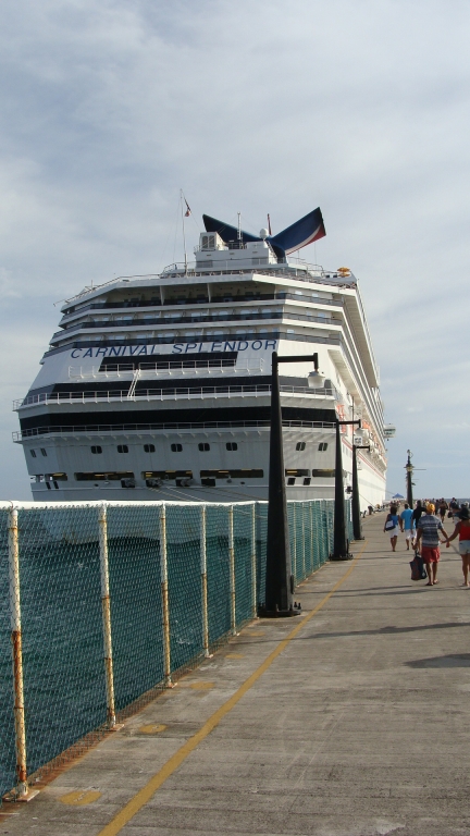 The Splendor docked at St.Kitts