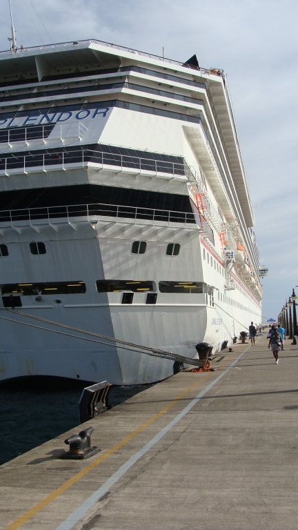 The Splendor docked at St.Kitts