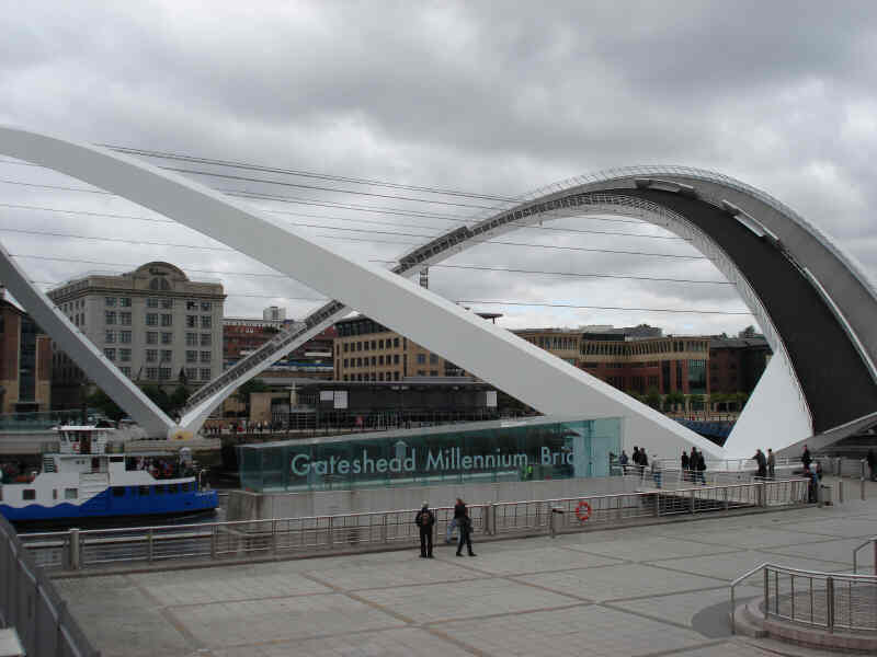 The tilting Millennium Bridge