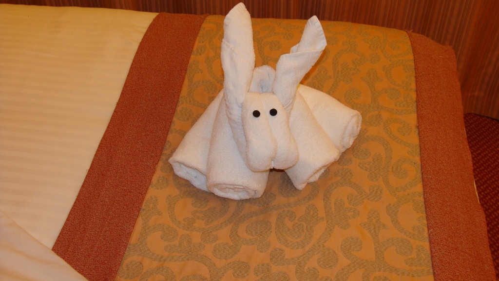 Tonight's towel animal