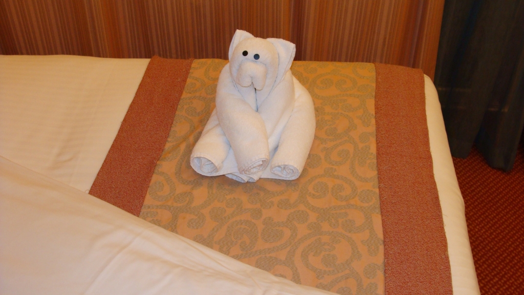 Tonight's towel animal