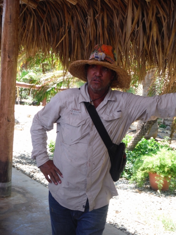 Tour guide at Ostritch Farm