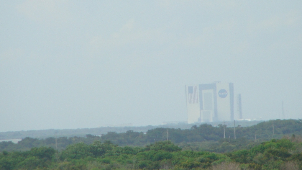 VAB in the distance