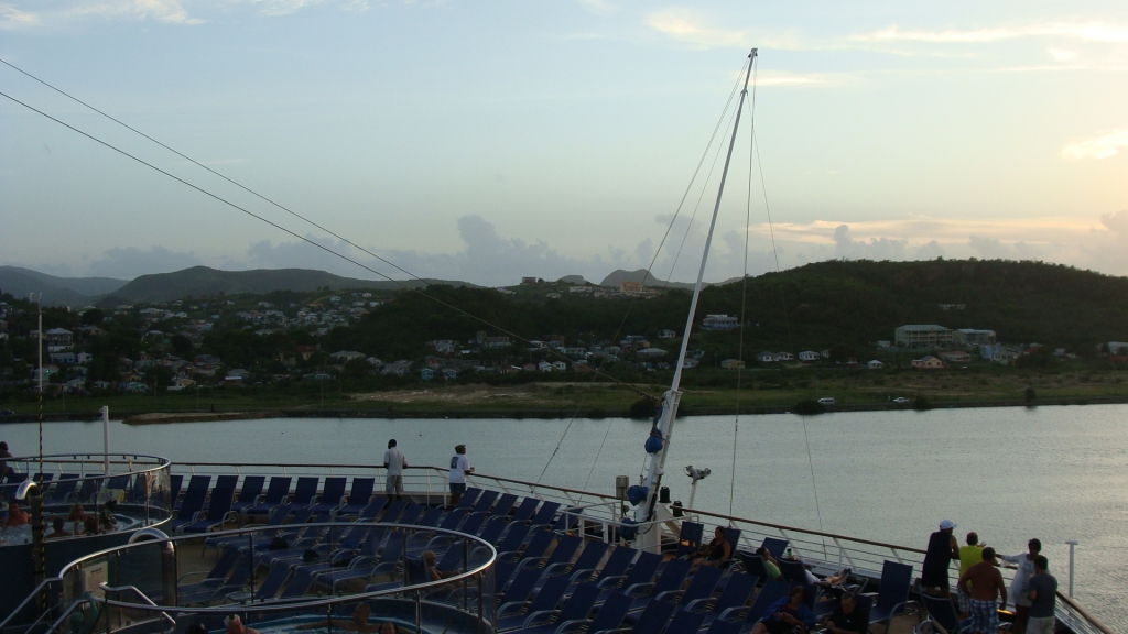 View from the stern