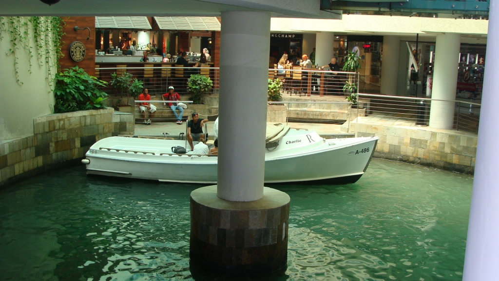 Water taxi in hotel